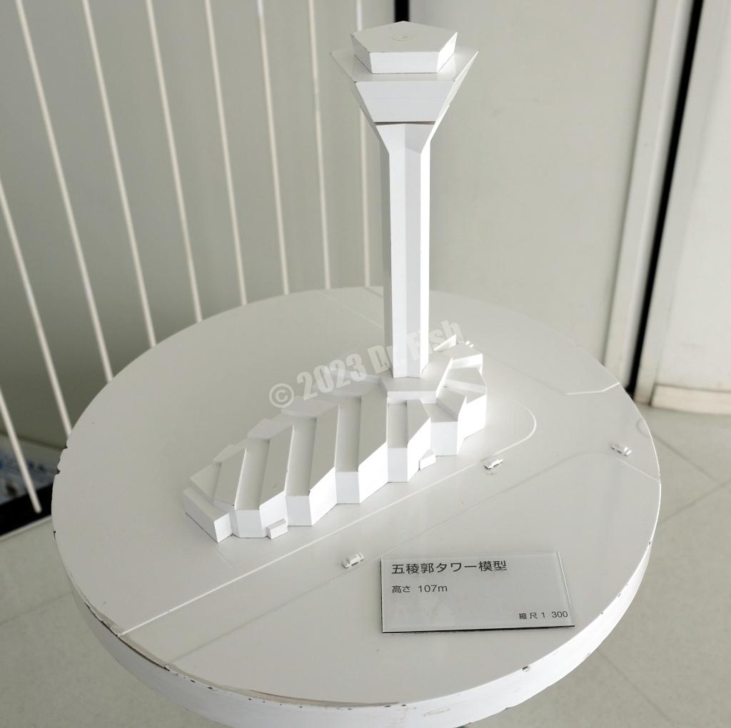 model of Goryokaku Tower