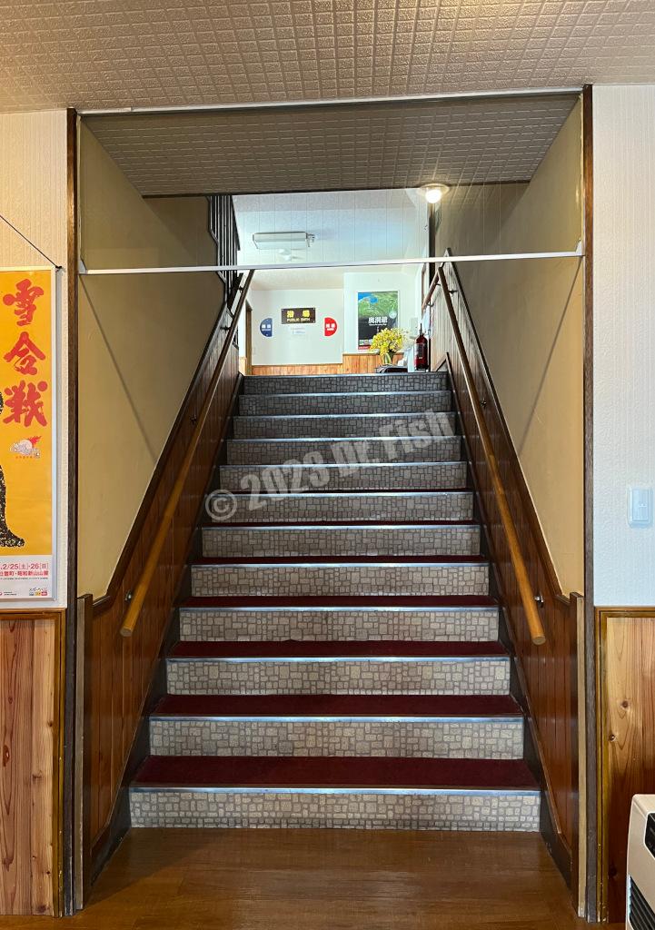 stairs in the Pension Ohno