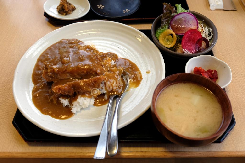 curry with fried pork in Matsumaeya