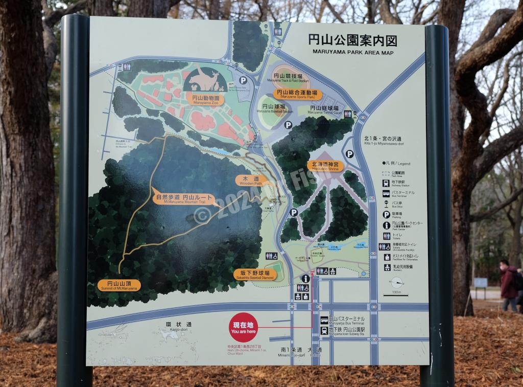 maruyama park area map