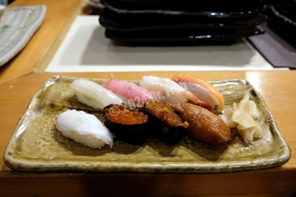 lunch tokutoku set in the sushifukuie