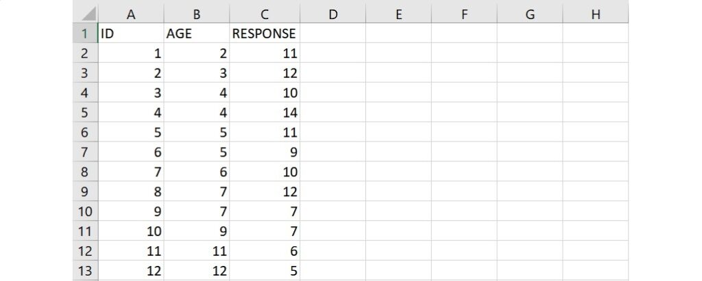 entering data into excel