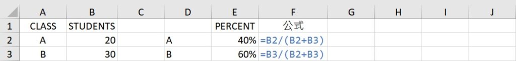 proportion to percentage using Excel