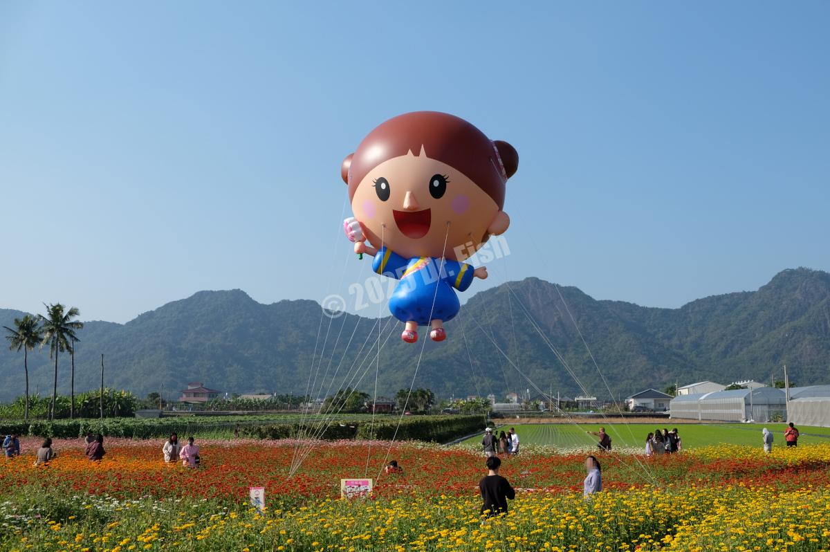 floral sea and doll balloon in Meinong